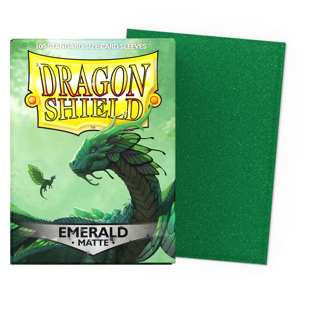 Dragon Shield Matte Standard Size Card Sleeves 100ct - Emerald