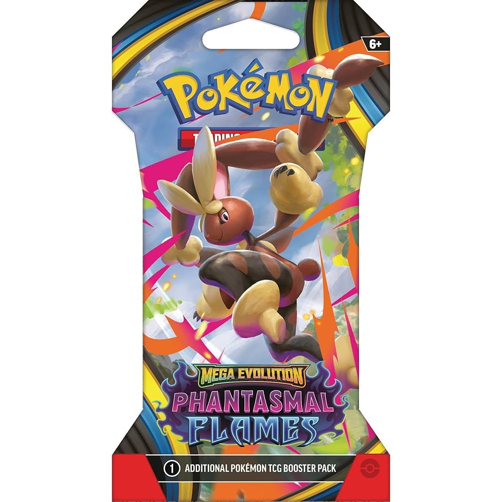 Pokemon Mega Evolution Phantasmal Flames Sleeved Booster Pack