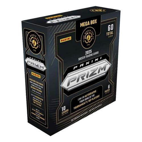 2025 Panini Prizm FIFA Club World Cup Trading Card Mega Box