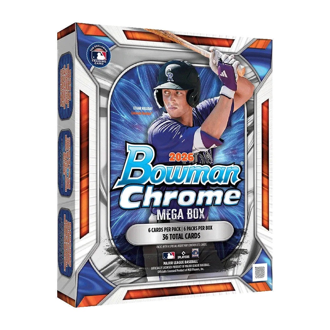2026 Topps Baseball Bowman Chrome Mega box
