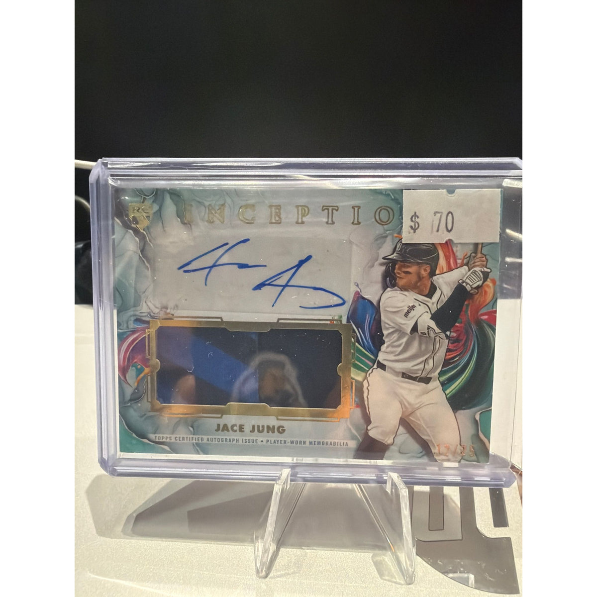2026 Inception Jace Jung Patch Auto /25
