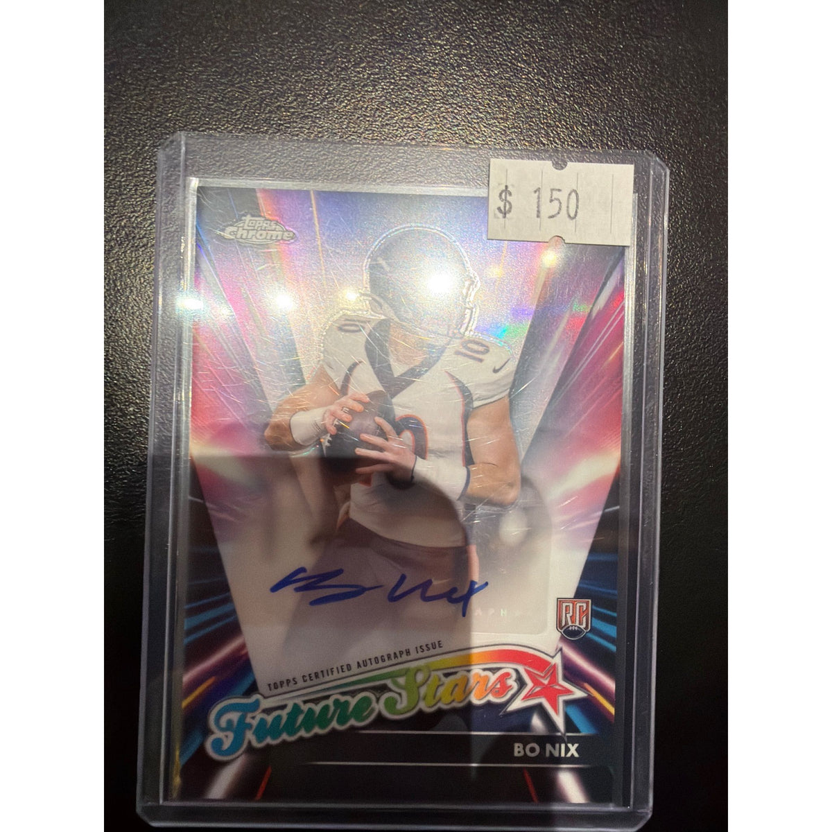 Topps Chrome Future Stars Bo Nix Auto
