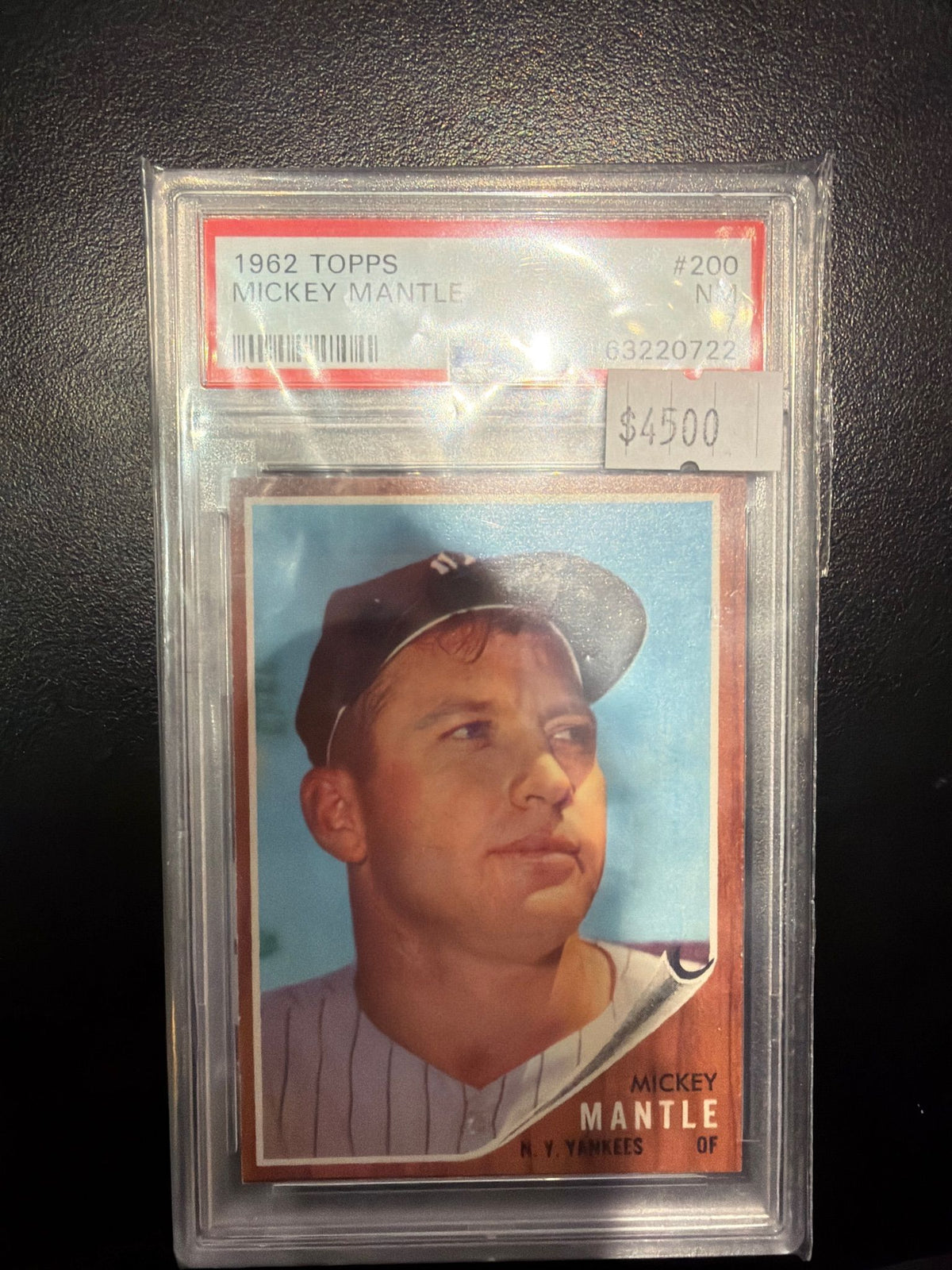 1962 Topps Mickey Mantle #200 PSA 7