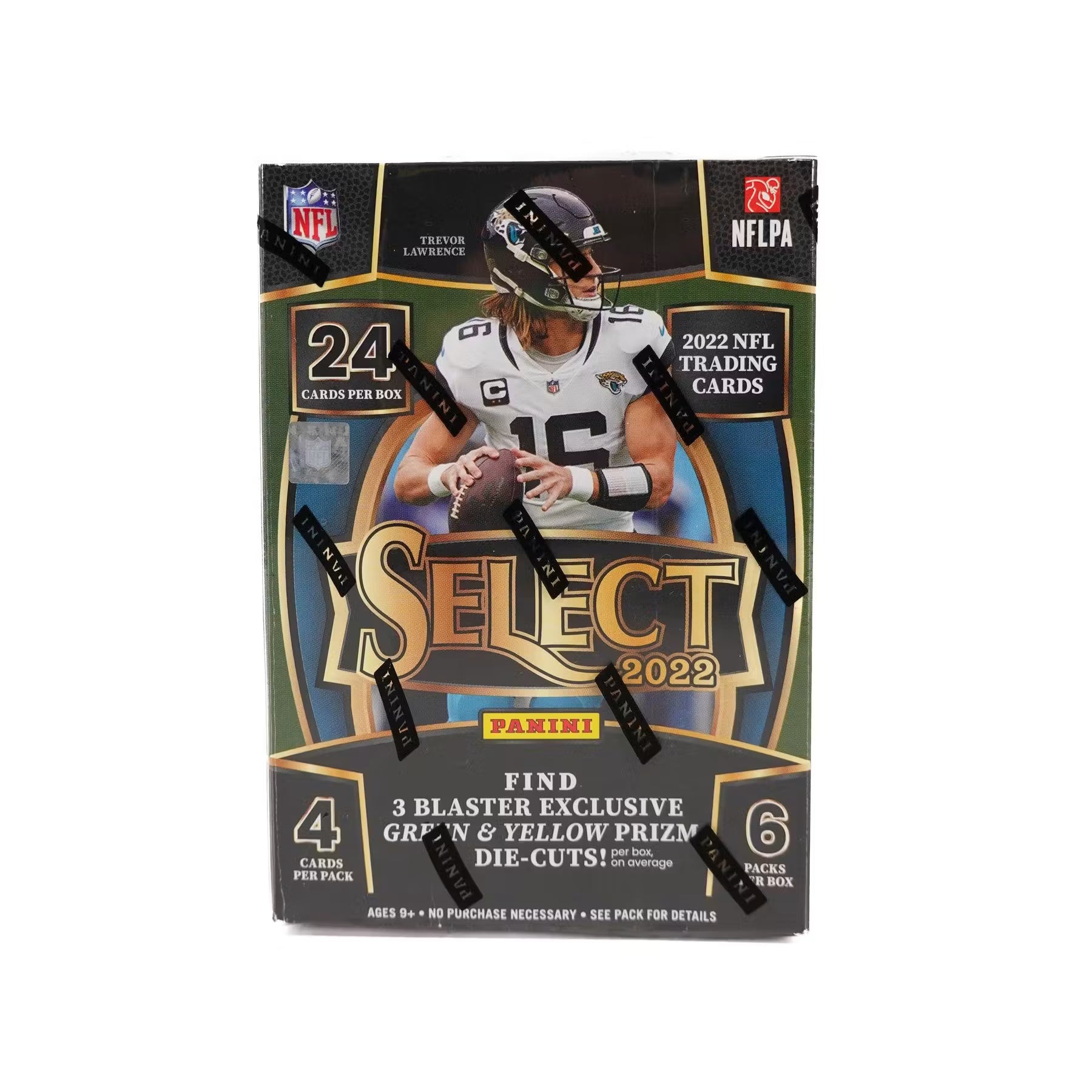 2022 Panini Select Football Blaster Box (Green & Yellow Die-Cuts!)