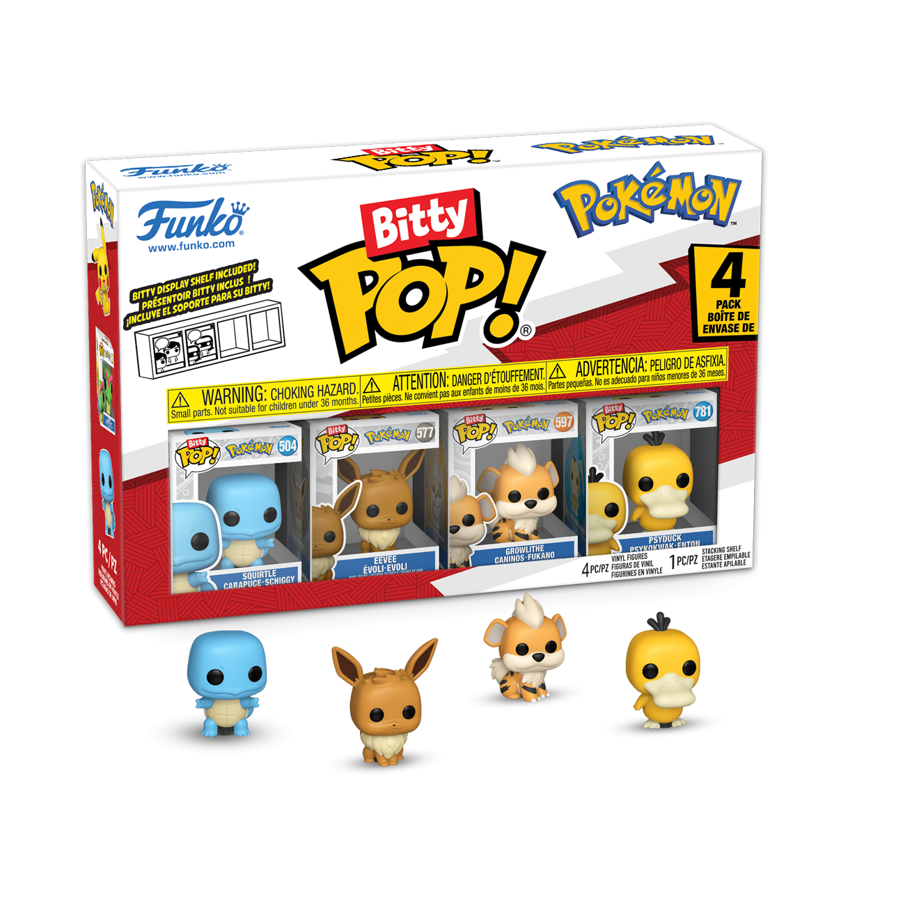 Funko Bitty Pop! Pokémon 4-Pack - Series 4