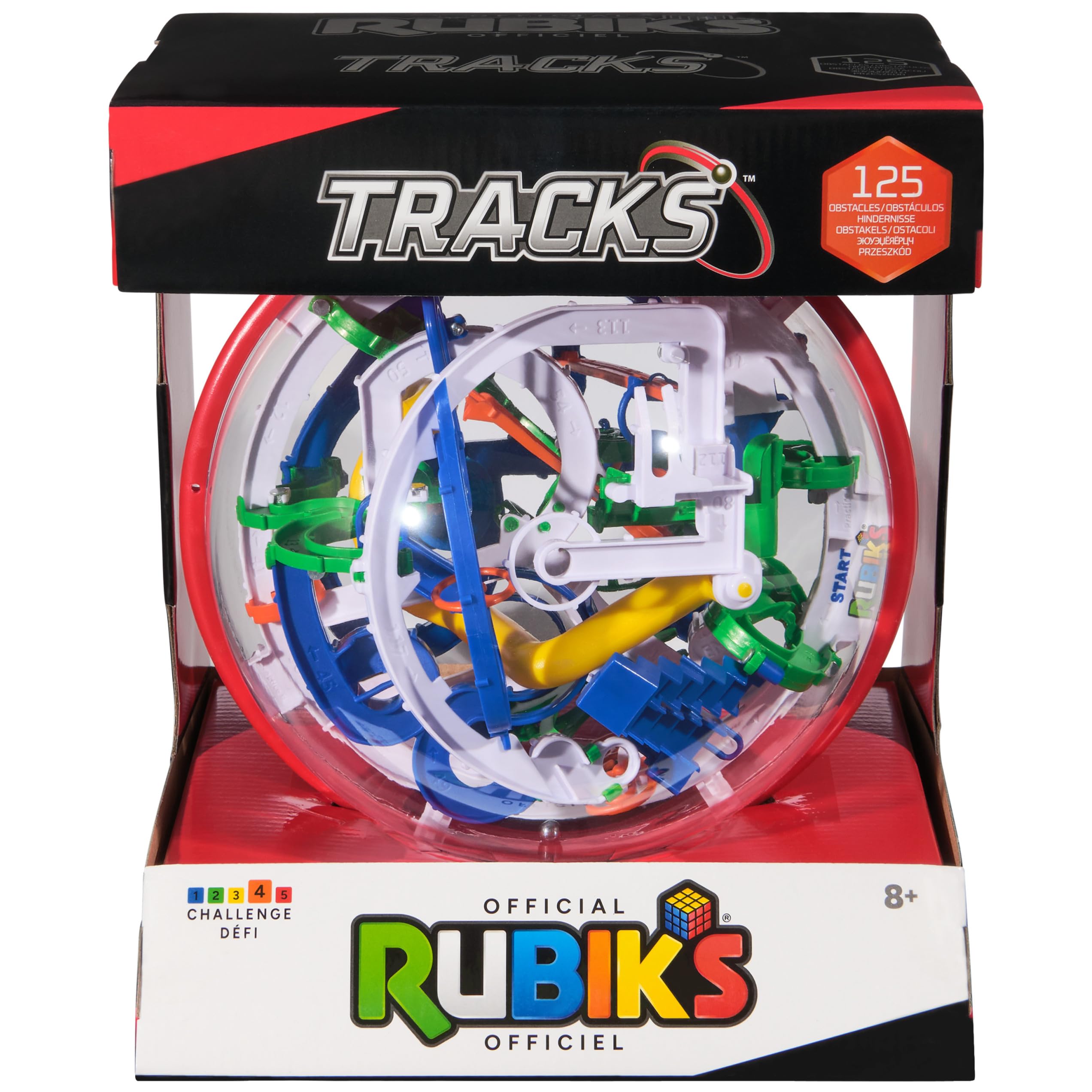 Rubik’s Tracks 125 - 3D Gravity Maze & Puzzle Game