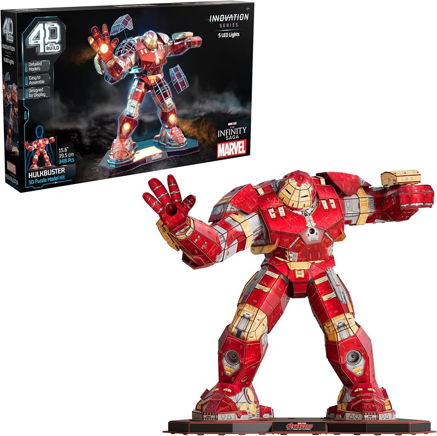 4D Build Marvel Infinity Saga - Hulkbuster 3D Puzzle Model Kit