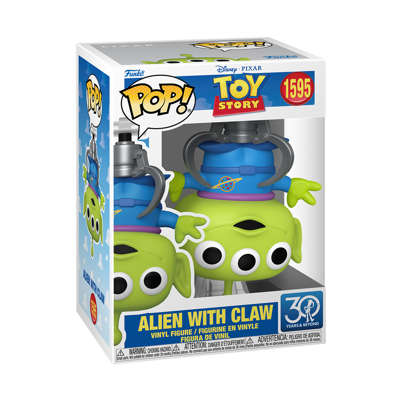 The Funko Pop! Disney: Toy Story 30th Anniversary Alien with Claw Vinyl Figure (#1595)