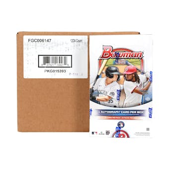 2018 Bowman Chrome Hobby Box Sealed Case (12 Count)