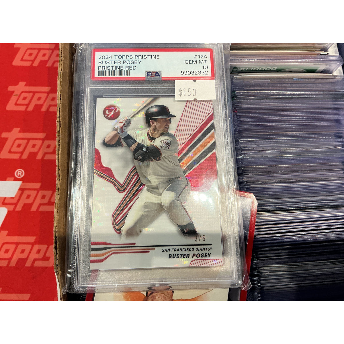 2024 Topps Pristine Buster Posey Pristine Red PSA 10