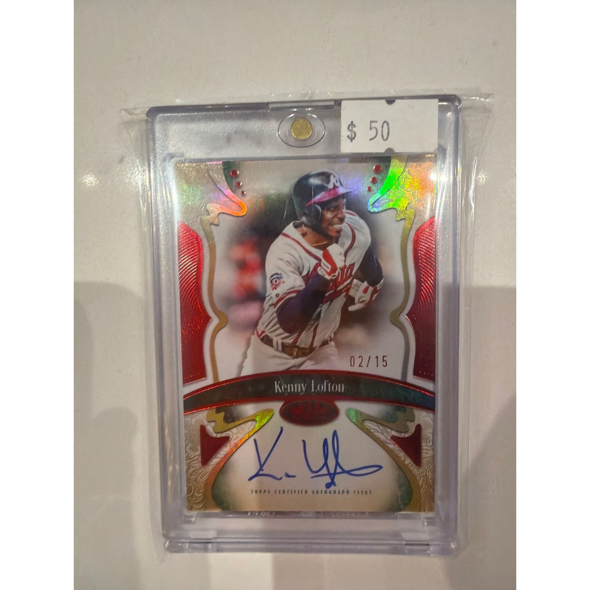Kenny Lofton tier one auto /15