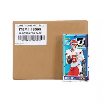 2025 Panini Donruss Football Hobby Box Case (18 Count)