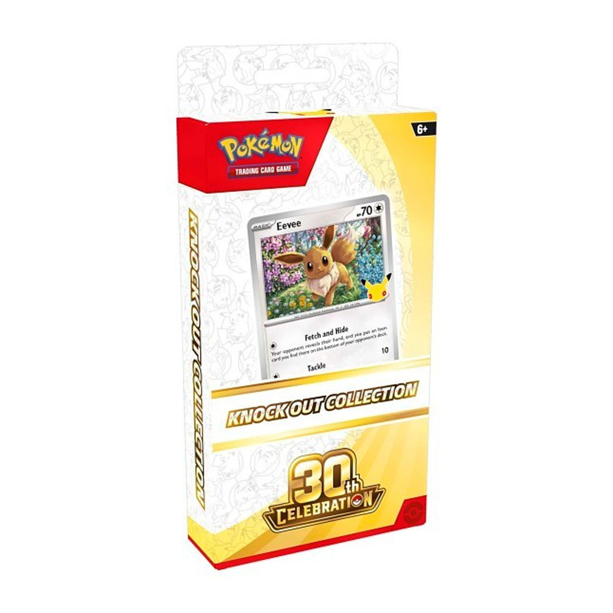 Pokémon 30th Celebration Knock Out Collection Eevee Foil Card