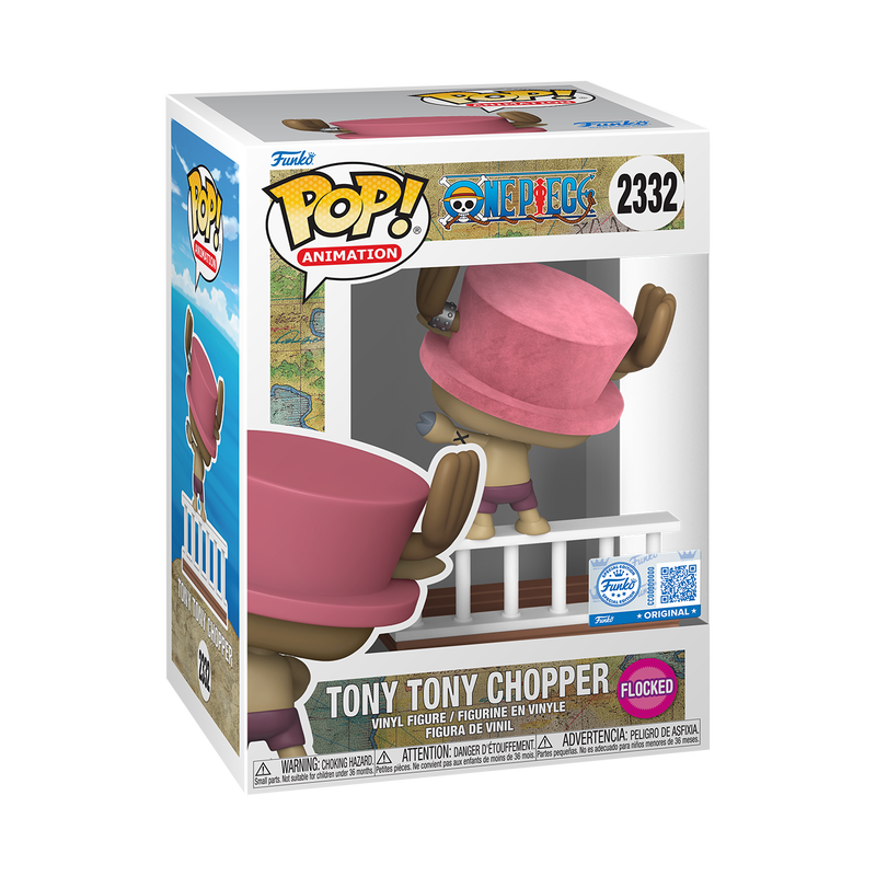 Funko Pop! One Piece - Tony Tony Chopper (Going Merry) Flocked #2332