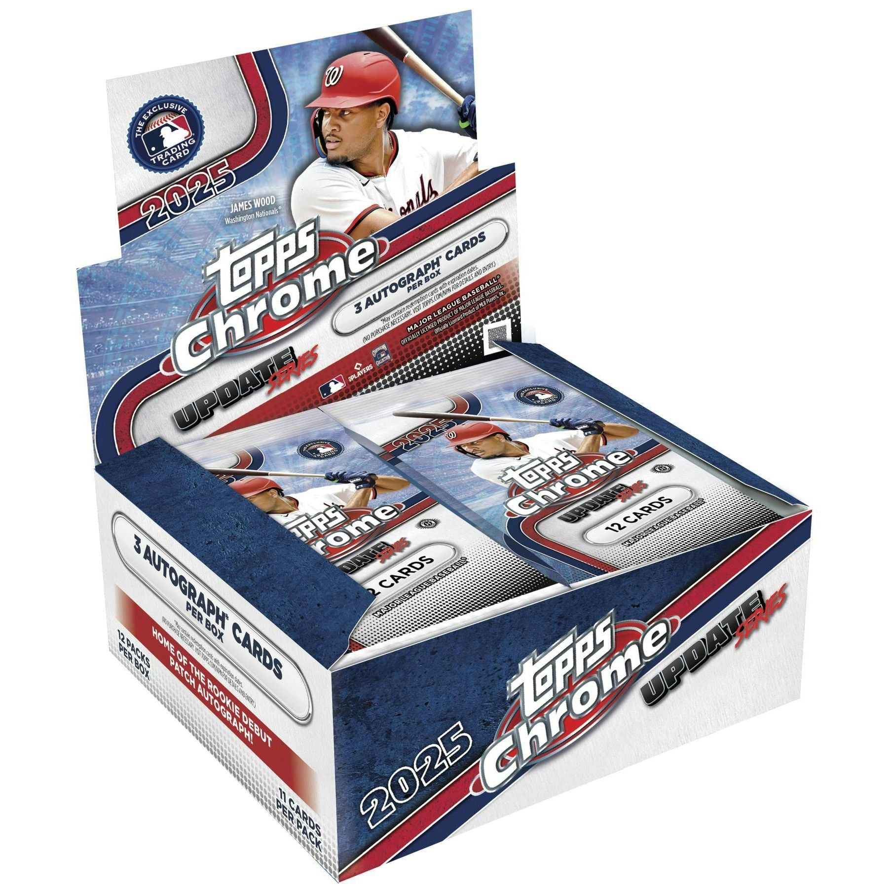 2025 Topps Chrome Update Series Baseball Jumbo Box