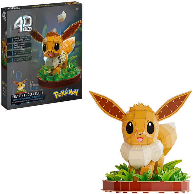 4D BUILD Pokemon Eevee 3D Model Kit Puzzle 238pc