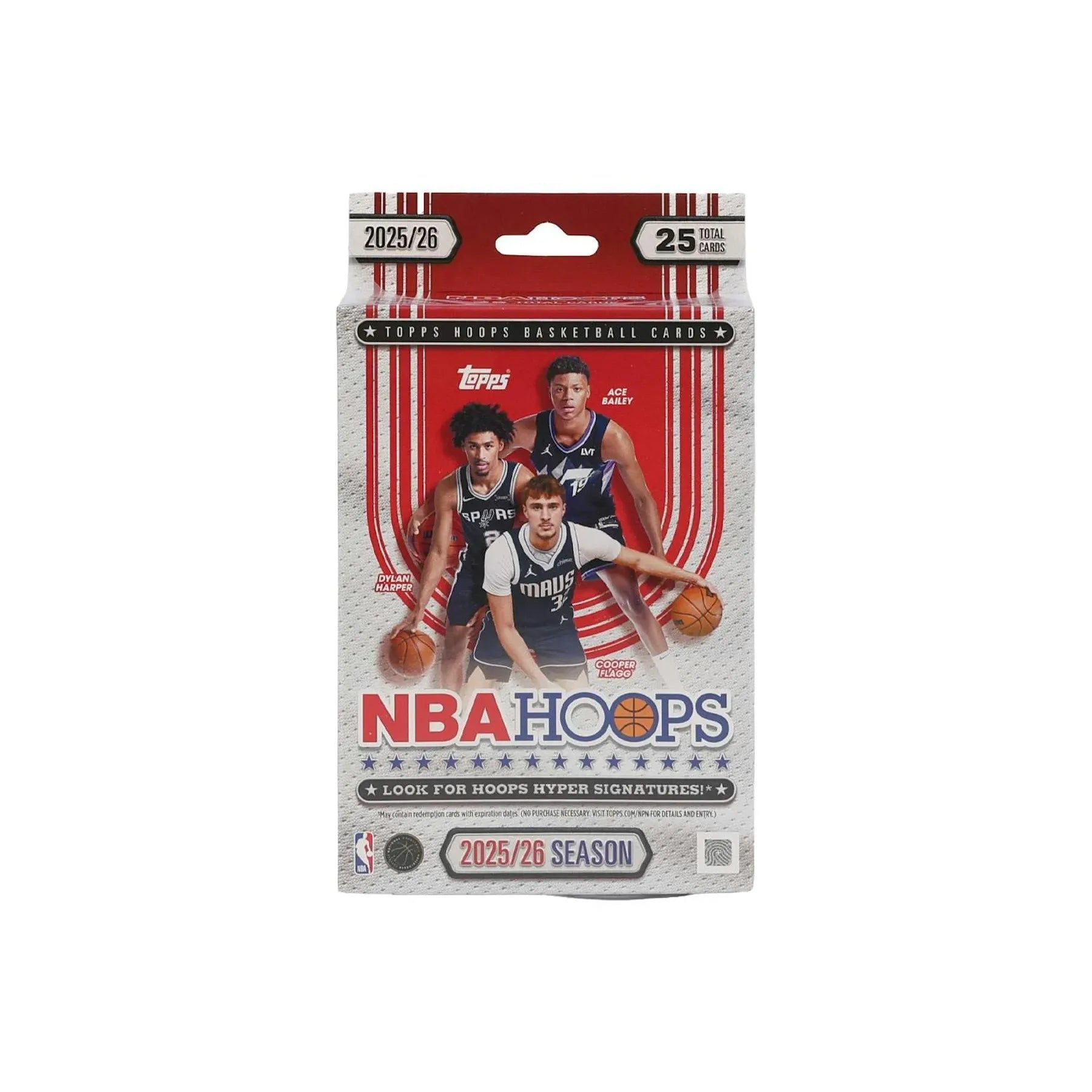 2025/26 Topps NBA Hoops Hanger Box (Case)(back stock)(64ct)