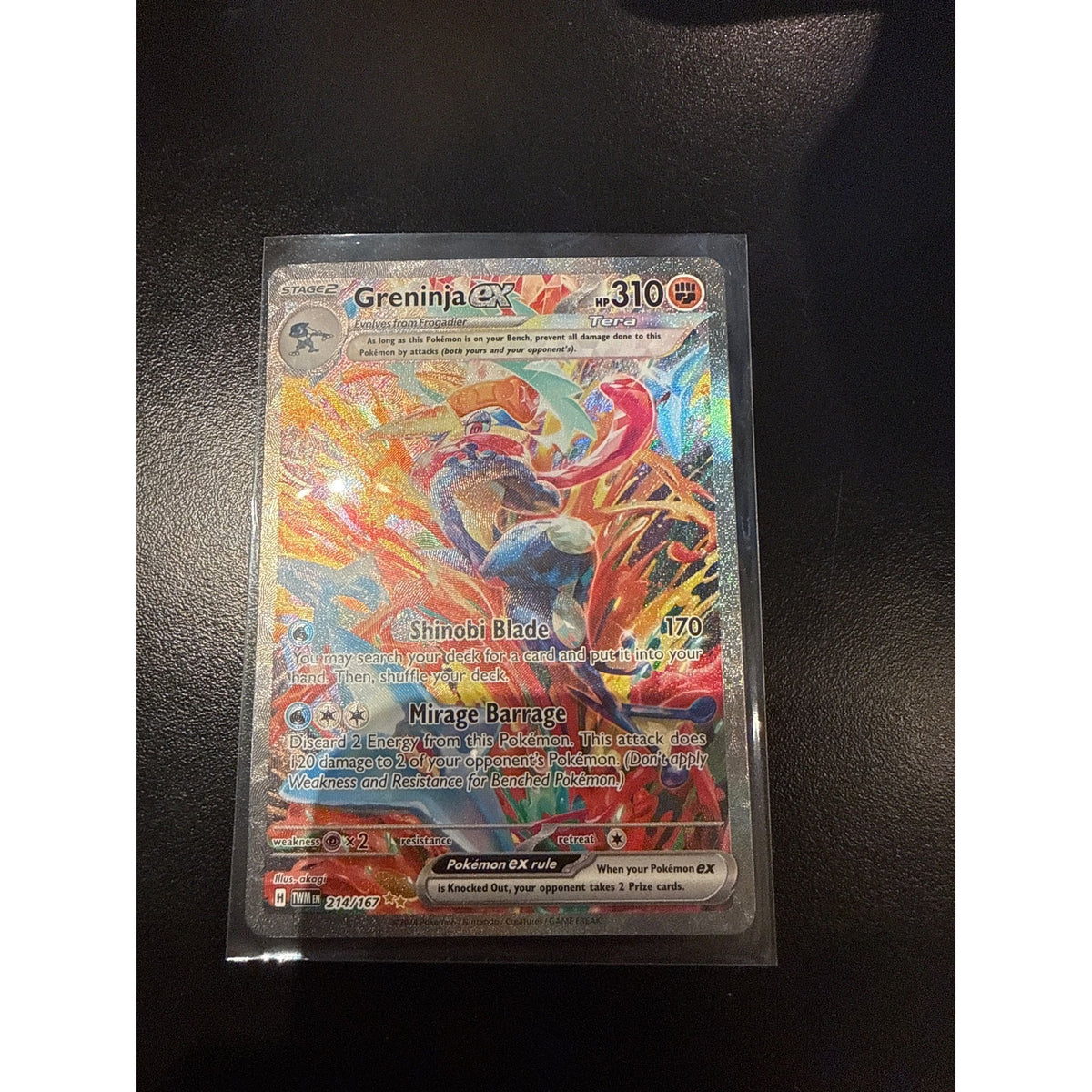 2024 Twilight Masquerade Greninja ex #214/167
