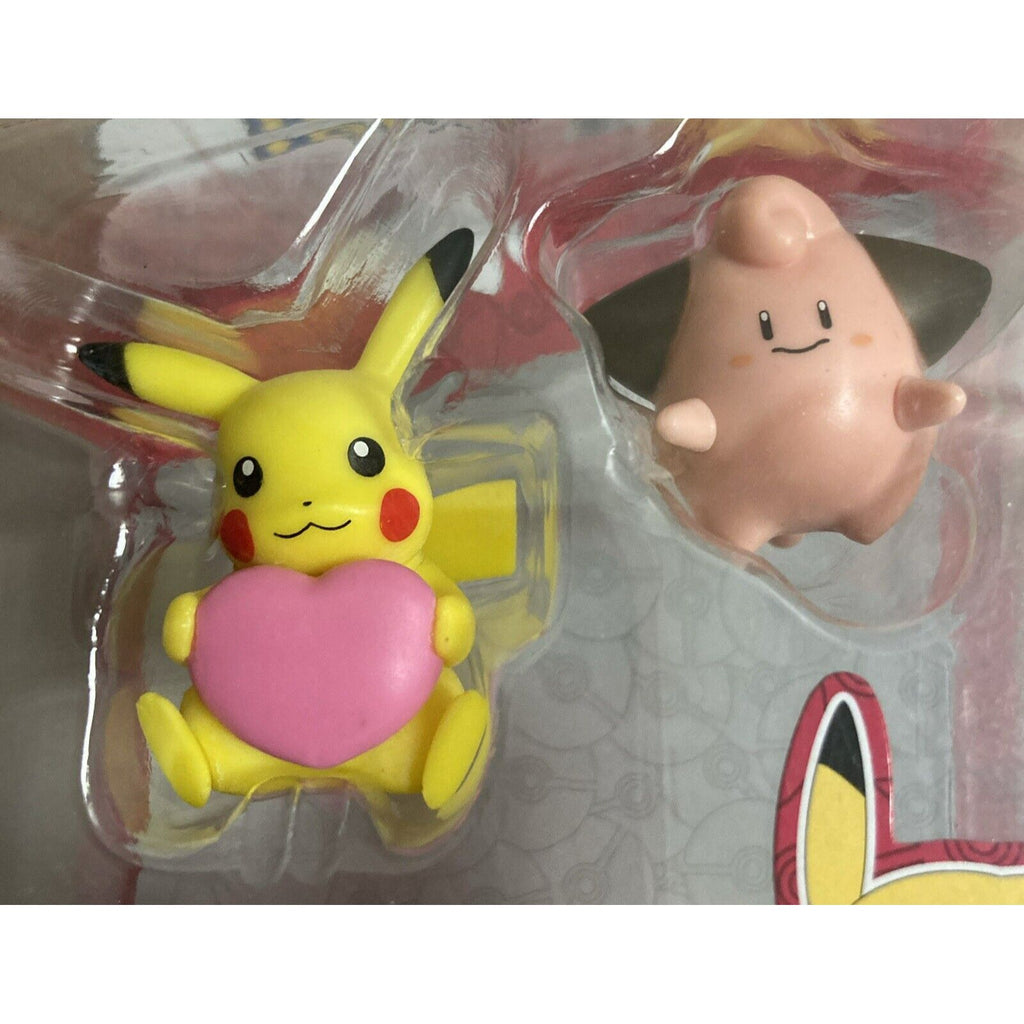 Jazwares Pokemon Battle Figure Pikachu & Cleffa Holiday 2-Pack