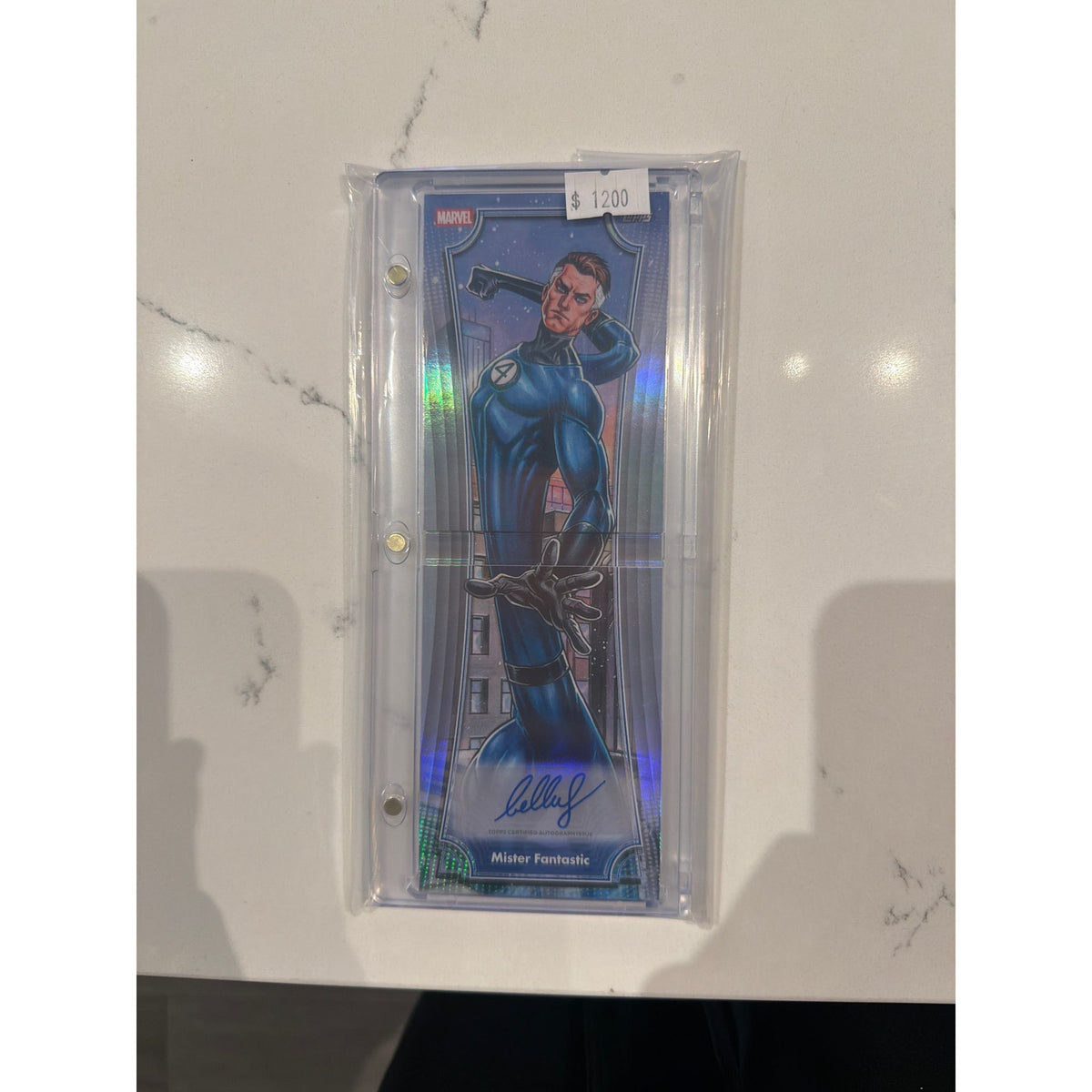 2026 Topps Marvel Neon Mister Fantastic Booklet