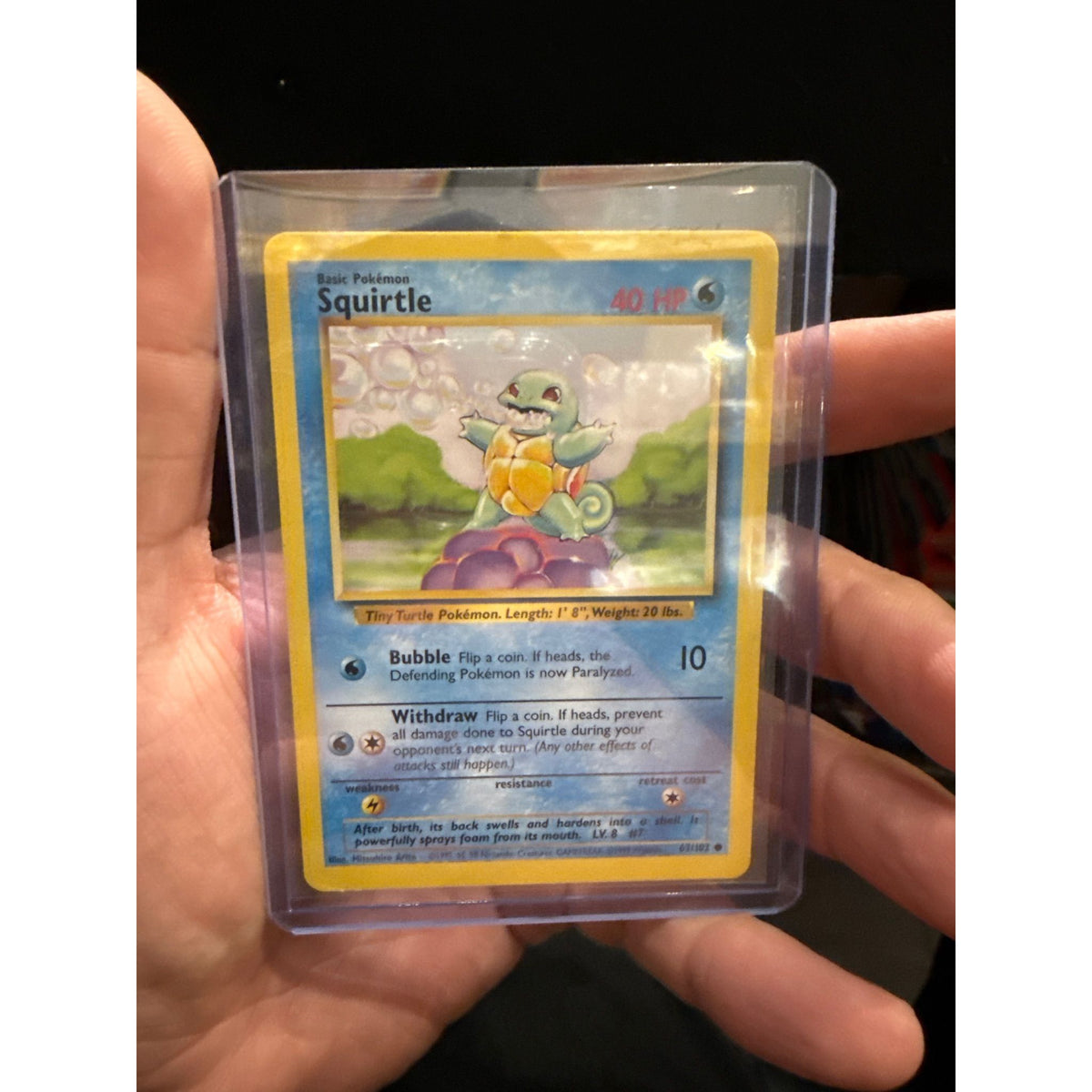 1999 Squirtle #63/102