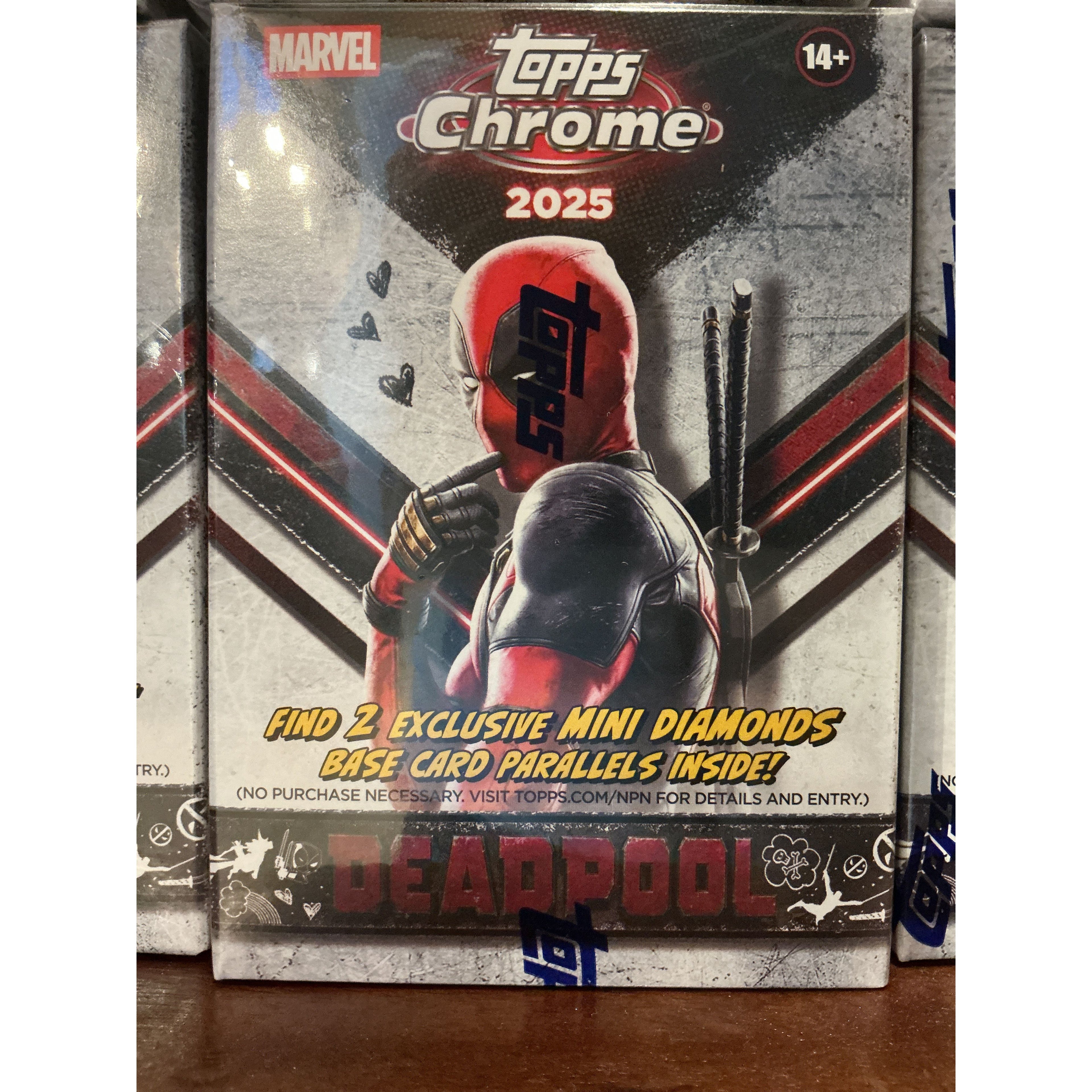 TOPPS 2026 DEADPOOL CHROME VALUE BLASTER BOX FACTORY SEALED MARVEL