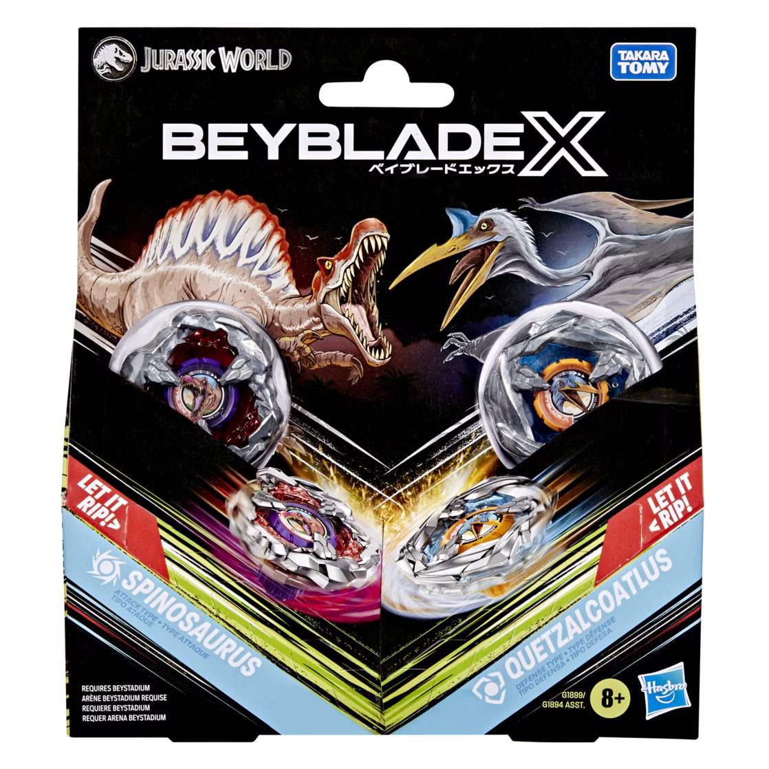 Beyblade X Spinosaurus Quetzalcoatlus