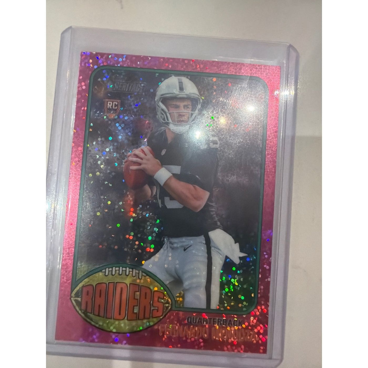 2026 Heritage Fernando Mendoza pink refractor