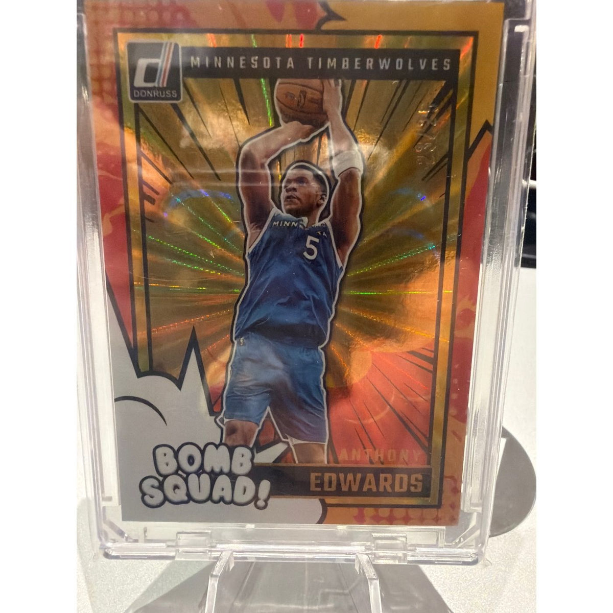 2025 Panini Bomb Squad Anthony Edwards /25