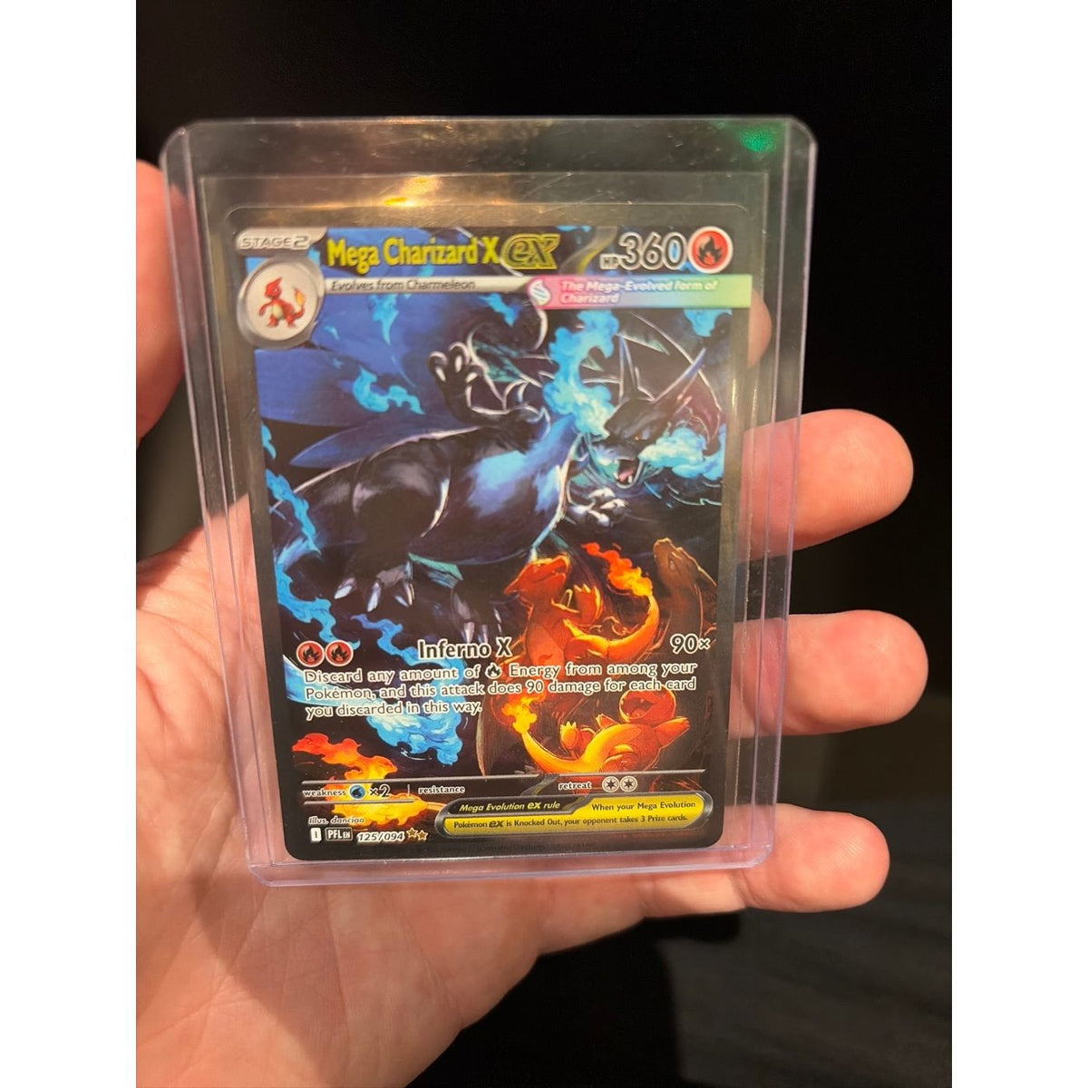 Phantasmal Flames Mega Charizard X ex #125/094