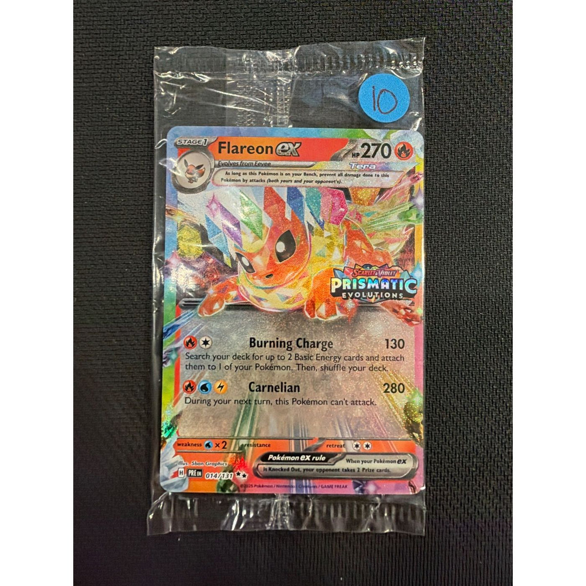 Flareon Prismatic Evo. Black Star Promo