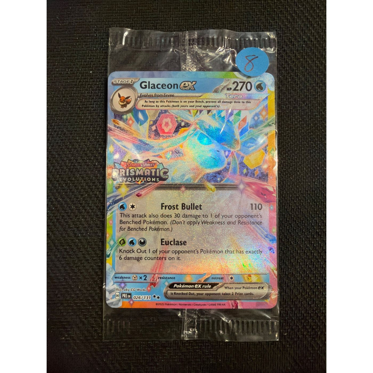 Glaceon Prismatic Evo. Black Star Promo