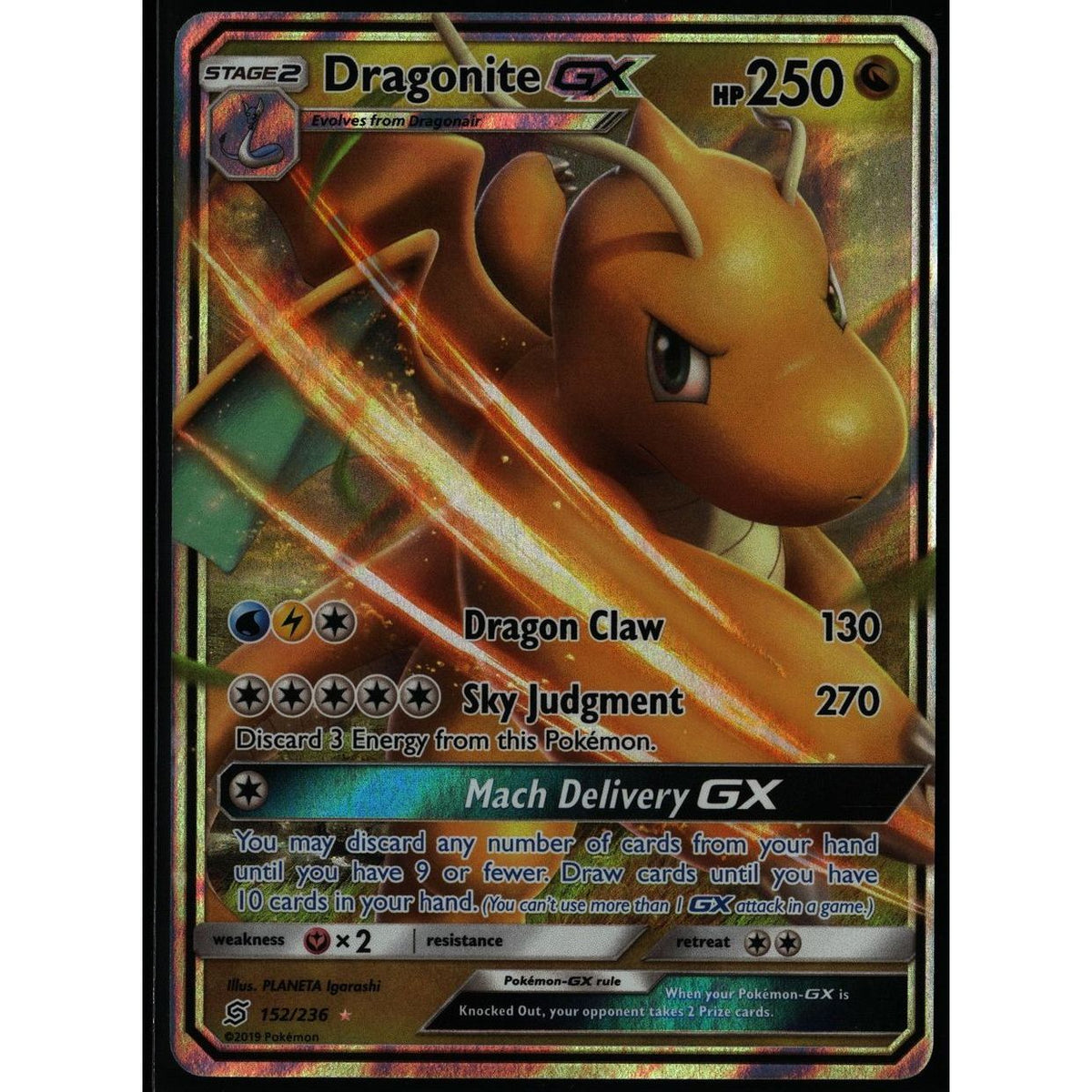 2019 Dragonite GX #152/236