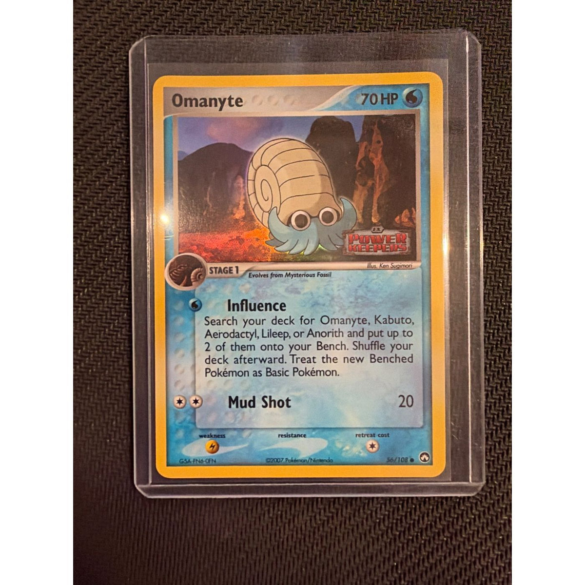 2007 Power Keepers Omanyte #56/108