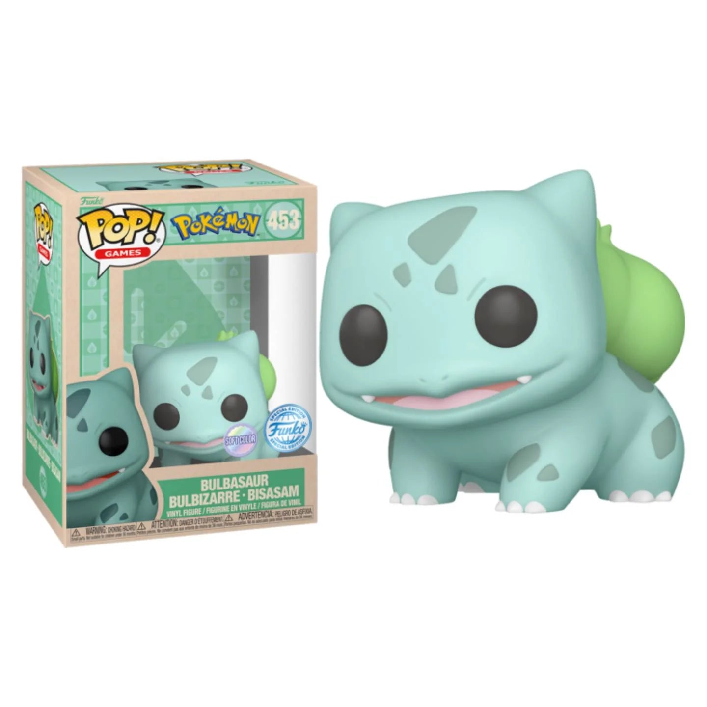 Funko Pop! Games: Pokémon Bulbasaur #453 vinyl figure