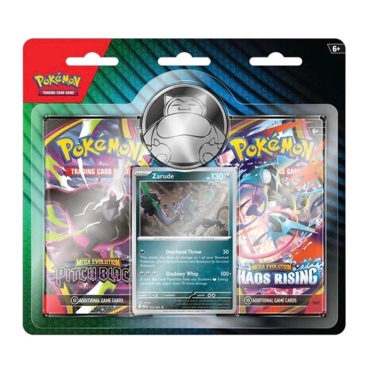Pokémon TCG: Pitch Black Chaos Rising Zarude 2-Pack Blister