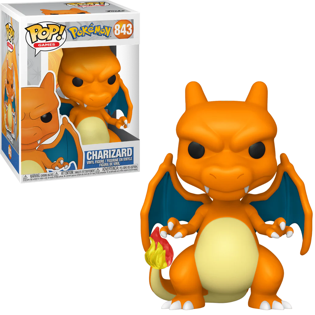 Funko Pop! Games: Pokémon Charizard Vinyl Figure #843