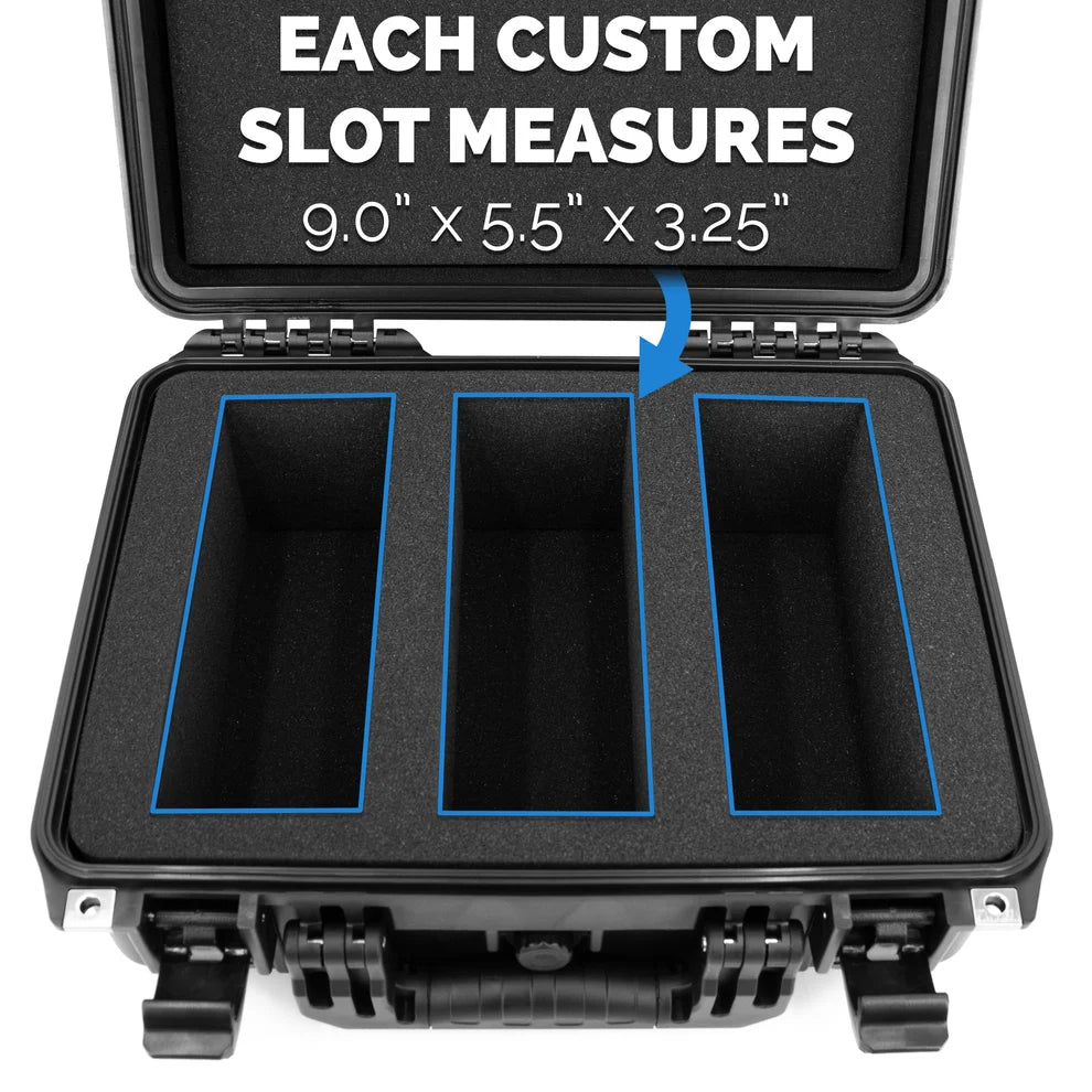 CASEMATIX Waterproof Graded Card Storage Case - RMR16PRO-GRADED