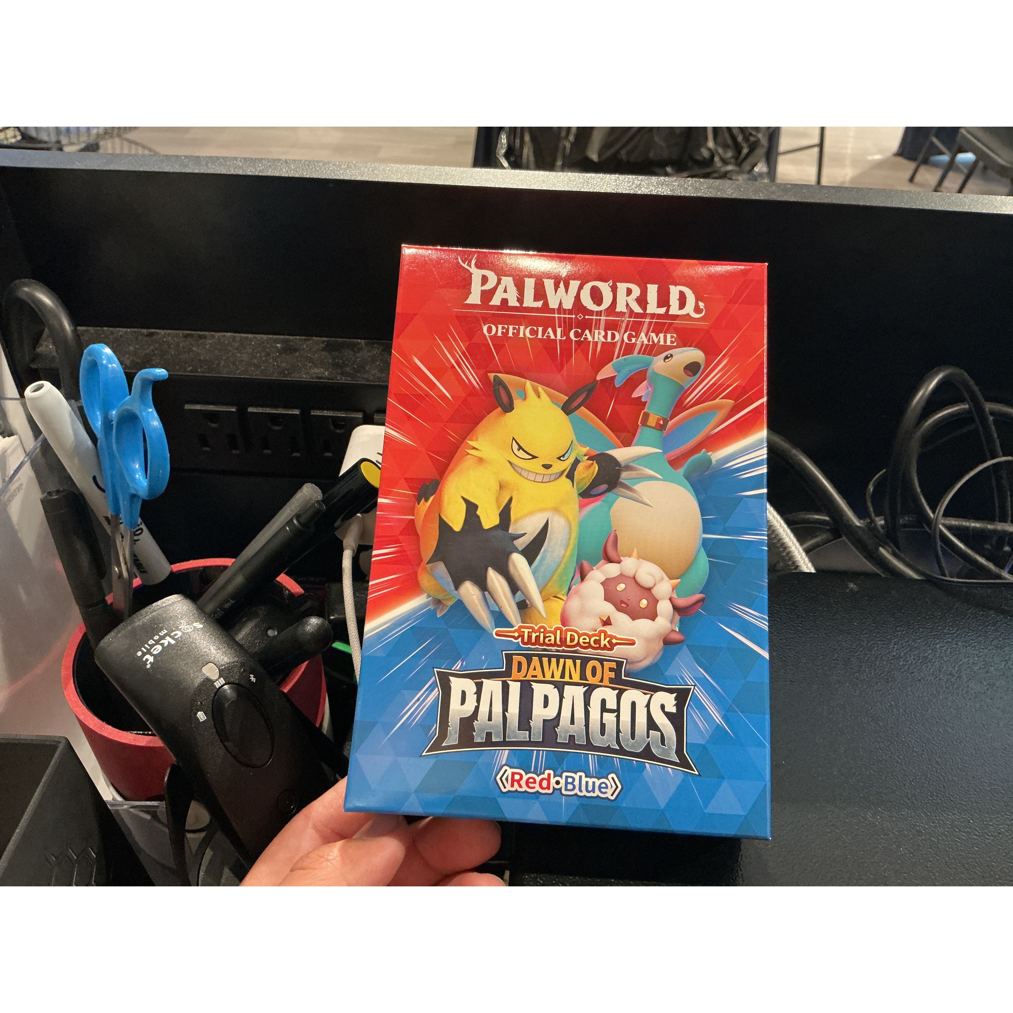 Palworld Dawn of Palpagos Trial Deck Red Blue