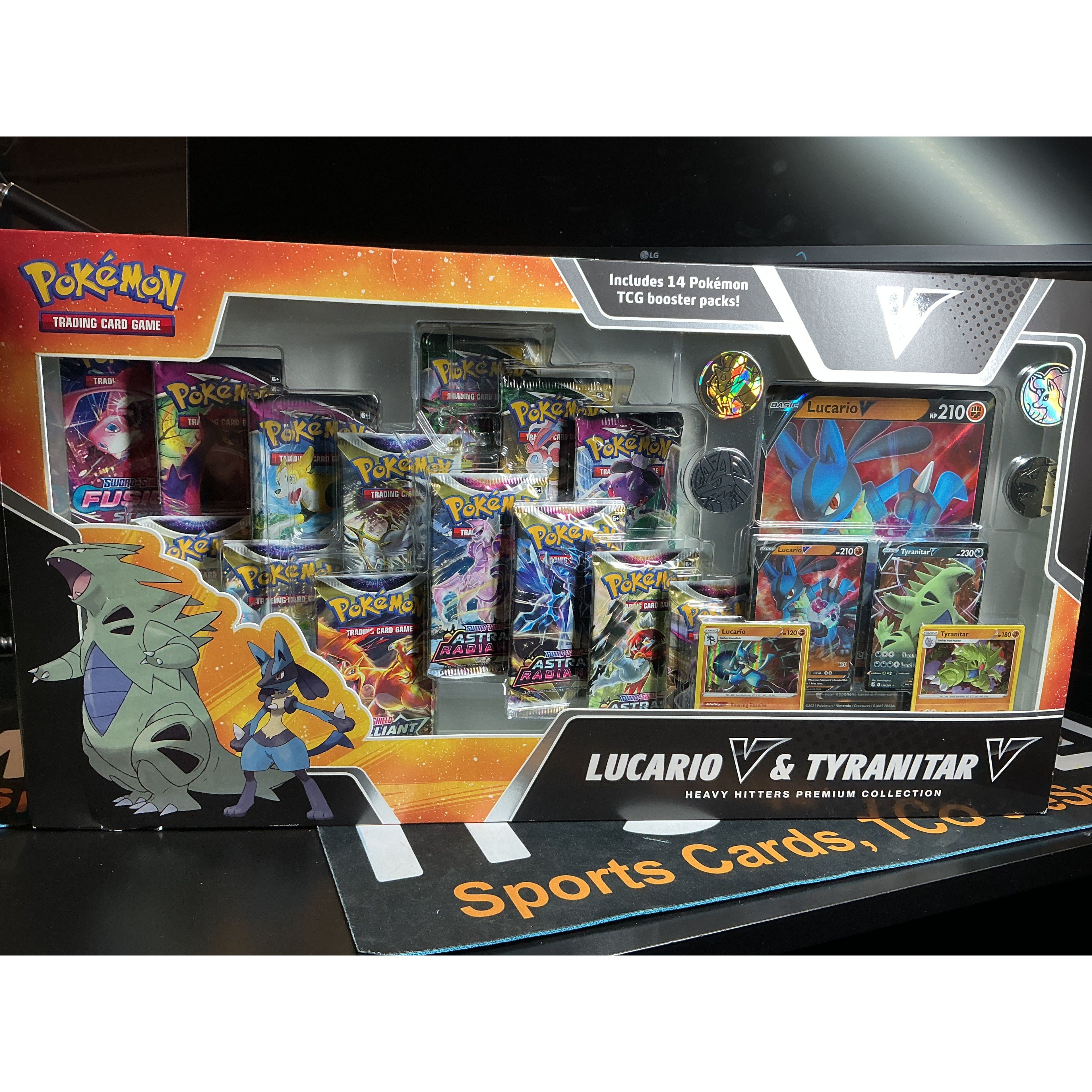 Lucario V & Tyranitar V Heavy Hitters Premium Collection