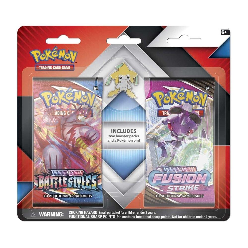 Pokémon TCG: 2 Booster Packs & Jirachi Collector’s Pin