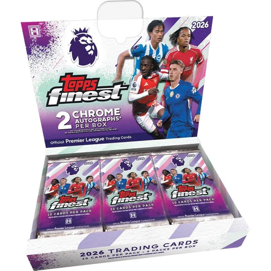 2025-26 Topps Finest English Premier League Hobby Box