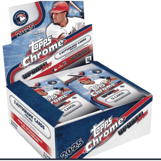 2025 Topps Chrome Update Series Baseball Jumbo Box