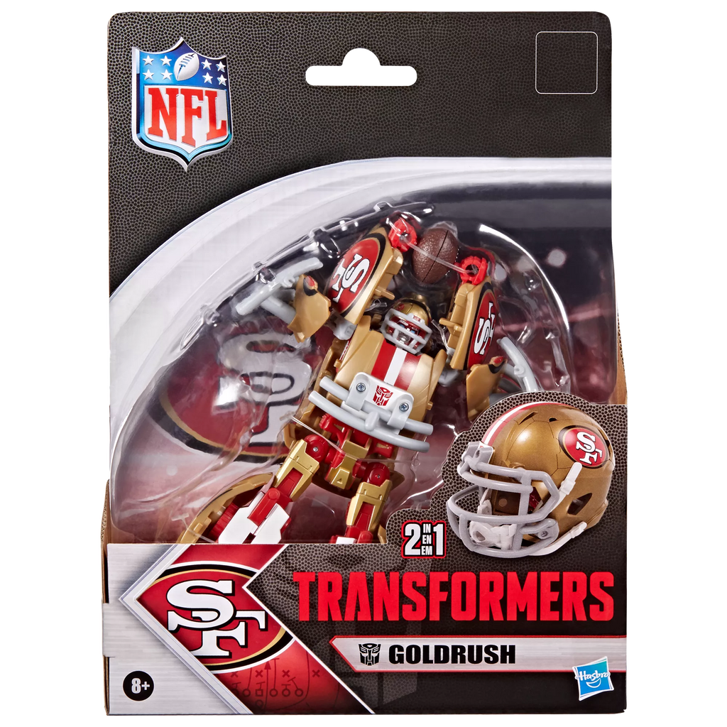 Transformers x NFL - San Francisco 49ers Goldrush Action Figure