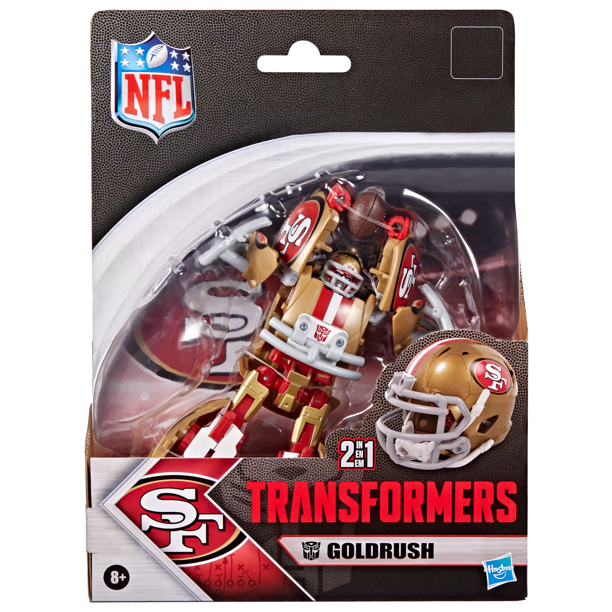 Transformers x NFL - San Francisco 49ers Goldrush Action Figure