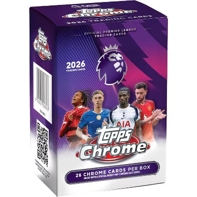 2026 Topps Chrome Premier League Soccer Blaster Box