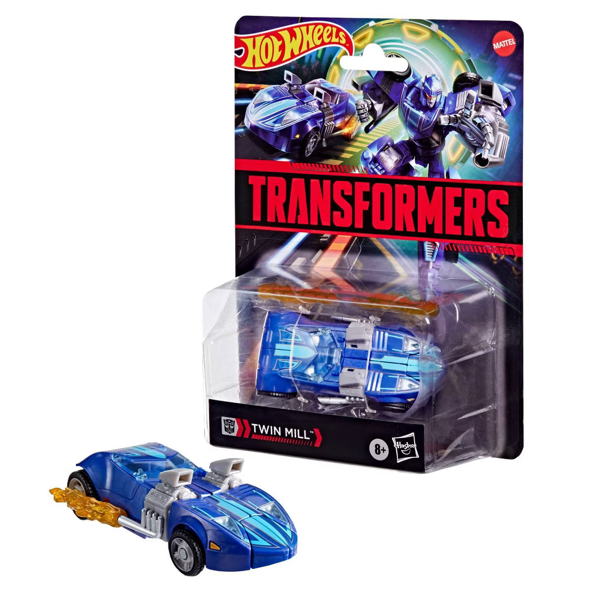 Transformers Collaborative x Hot Wheels - Bone Shaker or Twin Mill Converting Action Figure