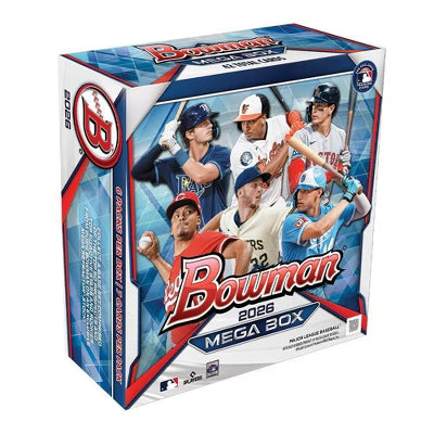 2026 Topps MLB Bowman Baseball Trading Card Mega Box