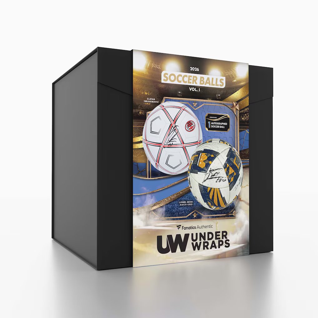 2026 Fanatics Under Wraps Soccer Balls Volume I Mystery Box