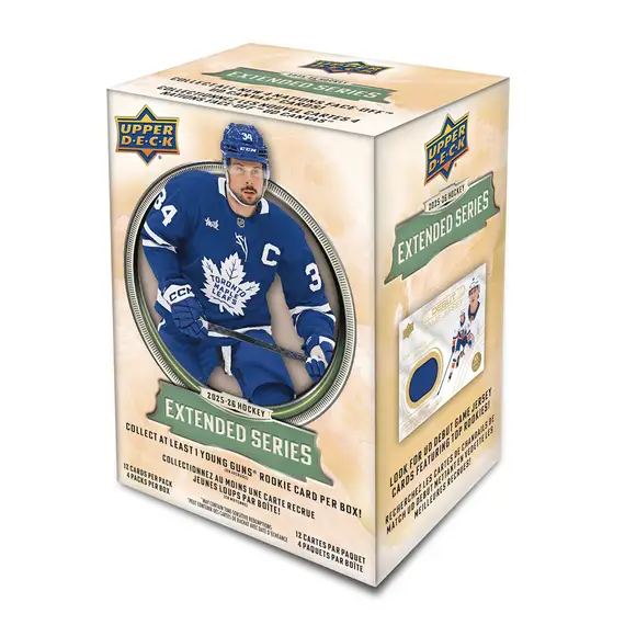 2025/26 Upper Deck Extended Series Hockey Blaster Box
